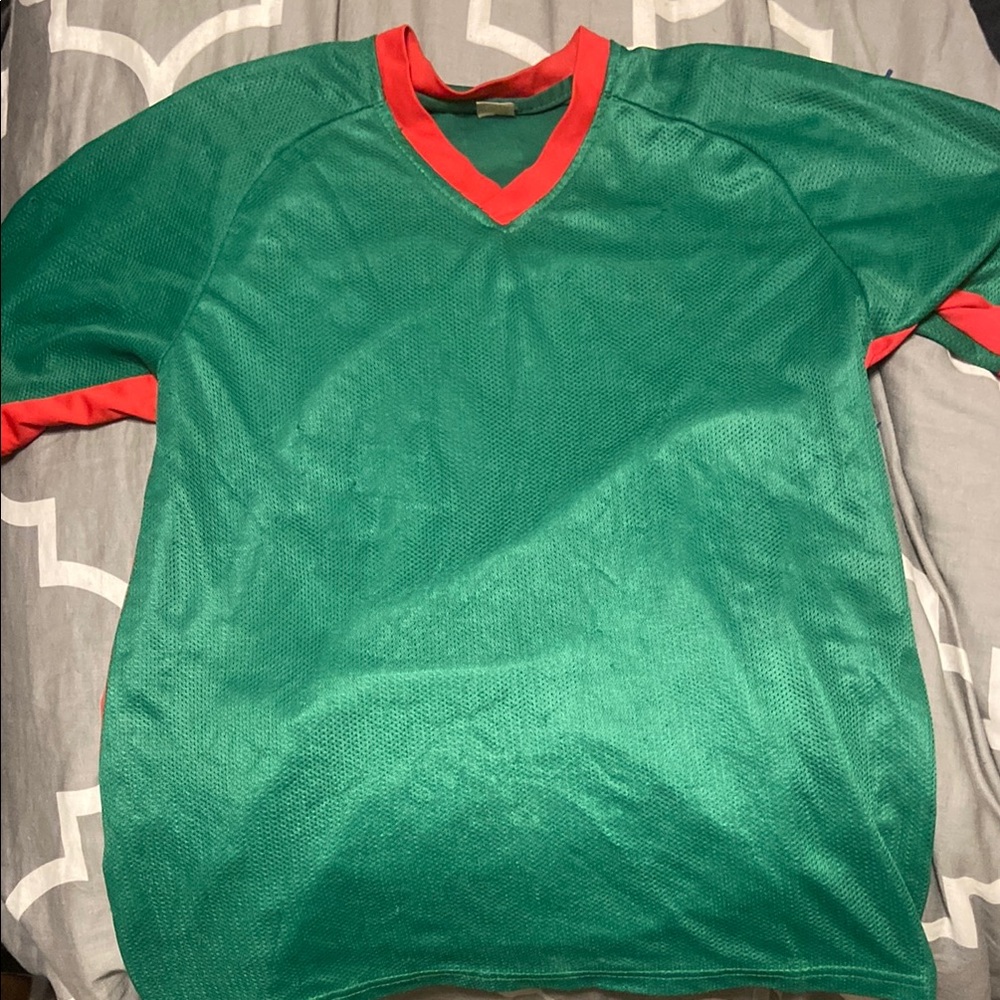 Puma Green Jersey with Red Trim